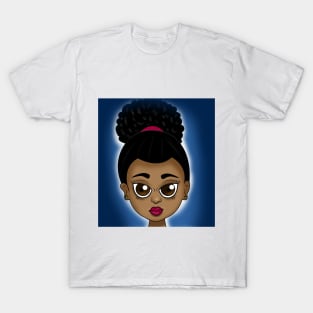 cute black girl illustration T-Shirt